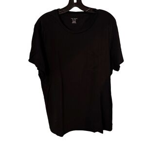 Club Monaco Men's Pocket T Shirt Black Crewneck Solid Pullover NWOT Sz XL
